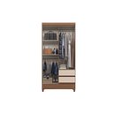 Ver imagem 5 de Guarda Roupas Fit 4.2 Santos Andira -4 Portas 2 Gavetas 191x 92 Cm:jequitiba/offwhite