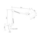 Ver imagem 2 de Luminária de Parede Pixar Arandela Articulável C/ Interruptor G20 Vermelho