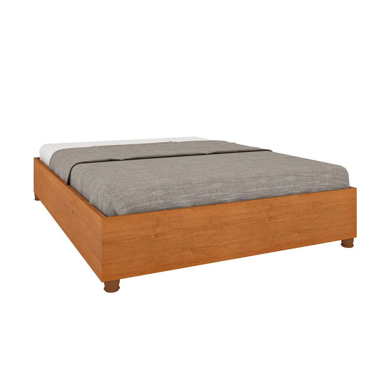 Base de Cama Box Casal Mônaco Cinamomo - Tcil Móveis - 2