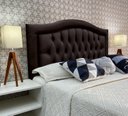Ver imagem 1 de Cabeceira King 195 Cama Box Sophia Provençal Marrom Suede Painel Rbl