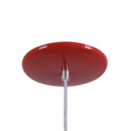 Pendente Retrô 34cm Luminária Lustre Alumínio Vermelho - T&T Iluminação - 2