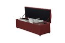 Ver imagem 3 de Calçadeira Baú Raissa 100 cm Suede Vermelho