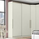 Ver imagem 4 de Guarda Roupa Modulado 03 Gavetas 02 Portas Deslizantes Henn