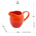 Ver imagem 6 de Cremeira de Cerâmica Retrô Laranja 12,5x8x9cm 28882 Wolff
