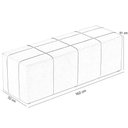 Ver imagem 6 de Kit Cabeceira Cama Box Queen 160cm com Calçadeira Roma W01 Linho Bege Escuro - Lyam
