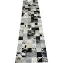 Ver imagem 1 de Tapete De Couro preto branco salino 0,60x2,50 s/b Pç 10