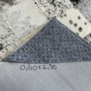 Ver imagem 3 de Tapete De Couro preto branco salino 0,60x2,50 s/b Pç 10