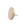 Puxador Madeira Redondo Pequeno Rosa Claro A3xl3xc2,5cm - Besha - 1