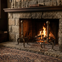 Ver imagem 1 de Par de Suportes para Lenha (andiron) em Metal Dourado Luxo - 50cm