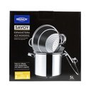 Ver imagem 2 de Espagueteira Brinox Savoy Aço Inox Indução Tampa Vidro 5 Litros
