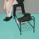 Ver imagem 5 de Sapateira Dois Andares Preta Mor