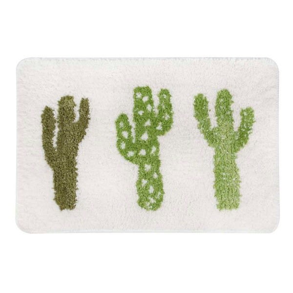 Tapete Cactus para Banheiro Recepção Varanda Mor