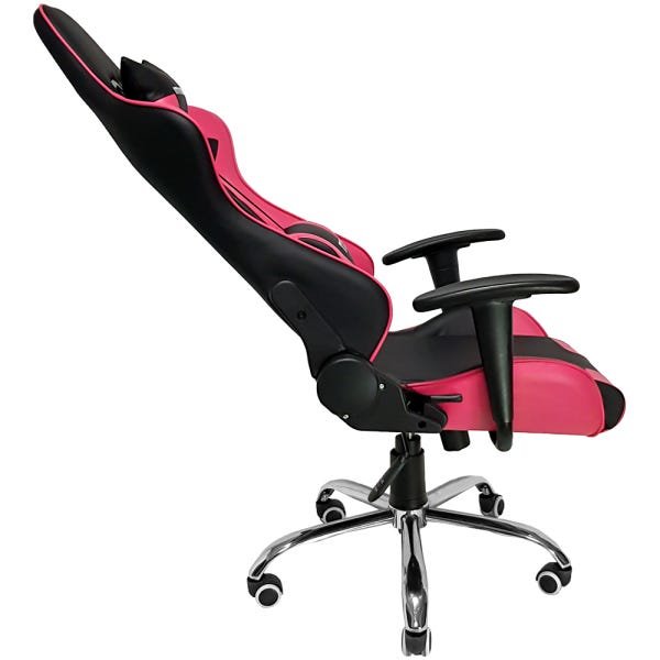 Cadeira Gamer Mx7 Giratória Preto/rosa - 4