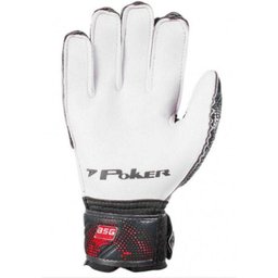 Luva Goleiro Poker Top Kids Campo Infantil - PRETO/VERMELHO - 6/M - 2