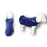 Roupa de Pet Capa Plush Lisa Azul Fabrica Pet Tamanho 02 - 1