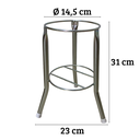 Ver imagem 3 de Suporte Tripé de Ferro Zincado Menor 14,5 Cm