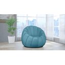Ver imagem 6 de Poltrona Decorativa Base Giratória Concha Veludo Azul Tiffany