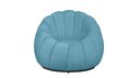 Ver imagem 3 de Poltrona Decorativa Base Giratória Concha Veludo Azul Tiffany