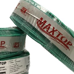 fio cabo flexivel 6mm rolo 100 metros MAXTOP:verde - 1
