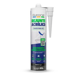 Rejunte Acrílico Flexível 400g Barone