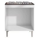 Ver imagem 2 de Balcão Gabinete Tiffany Cooktop 2 Portas para Cozinha Branco - Bela Móveis