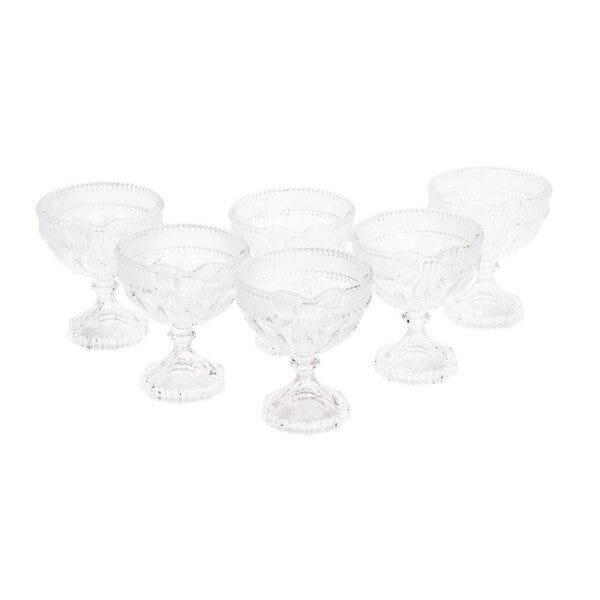 Conjunto 6 Taças de Cristal Royal Fosco 12cmx14cm Rojemac - 1