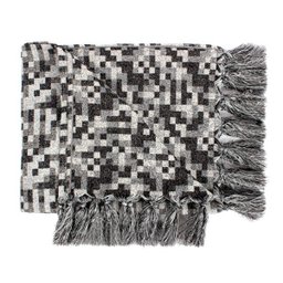 Manta Decorativa para Sofá Gigante Jacquard 1,8x1,4M Pixel-Mt101 - 5