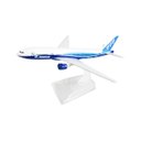 Ver imagem 1 de Avião Miniatura de Metal Boeing em Escala 1:400 Colecionável com Base em Acrílico Decoração:ap777-p