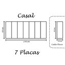 Ver imagem 4 de Cabeceira Modular Sonho 20x60 Em Corino Bege