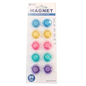 Imã Colorido Para Geladeira Pacote com 10 Unid Pf-433
