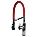 Ver imagem 2 de Misturador Monocomando Cozinha Bica Móvel com Ducha Duchamp Red Chrome - 00048