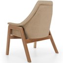 Ver imagem 4 de Poltrona Decorativa Sakura L02 Linho Bege Escuro - Lyam Decor