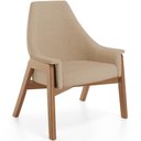 Ver imagem 1 de Poltrona Decorativa Sakura L02 Linho Bege Escuro - Lyam Decor