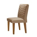 Ver imagem 3 de Conjunto Sala de Jantar Mesa Liz 180 Cm com Vidro e 6 Cadeiras Liz