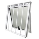 Ver imagem 2 de Vitrô Alumínio Branco Maxim Ar 1S c/Grade Maxx - 60x40