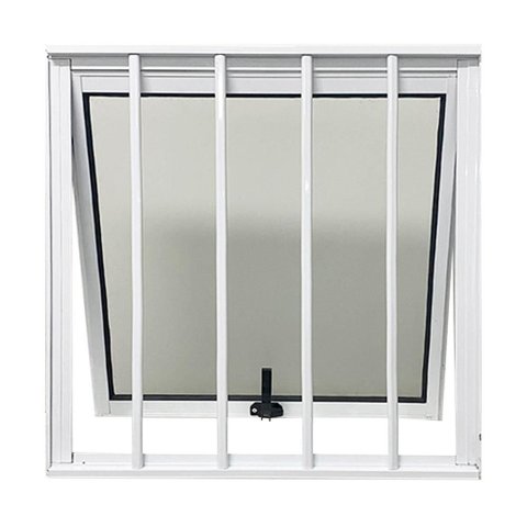 Vitrô Alumínio Branco Maxim Ar 1S c/Grade Maxx - 60x40