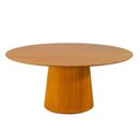 Ver imagem 1 de Mesa de Jantar Oval Organica Genebra Madeira Cinamomo 2,5cm Nozes 1.40x0,9