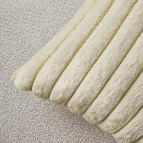 Capa P/ Almofada Pelucia Wave Soft 40 X 40 Cm - Off White - 2