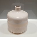 Ver imagem 2 de Vaso Decorativo Enfeite Casa Cerâmica 20x17x17cm Marfim