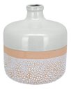 Ver imagem 1 de Vaso Decorativo Enfeite Casa Cerâmica 20x17x17cm Marfim