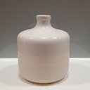 Ver imagem 4 de Vaso Decorativo Enfeite Casa Cerâmica 20x17x17cm Marfim