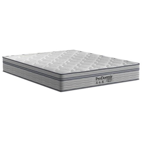 Colchão Queen Molas Ensacadas MasterPocket ProDormir Springs Luxo Euro Pillow Gray (158x198x28) -
