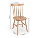 Ver imagem 4 de Conjunto de Mesa Redonda com 4 Cadeiras Milena Madeira Natural