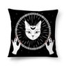Almofada Personalizada Gato Místico Luna Preto - 1