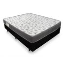 Ver imagem 1 de Cama Box Casal Suede + Colchão de Espuma D33 - Sereneprime - 138cm Cor:preto