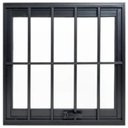 Ver imagem 1 de Janela de Aluminio Maxim-ar 1°seção Abertura 90° com Grade Linha Premium:0,80 X 0,60/preto