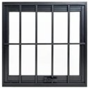 Ver imagem 1 de Janela de Aluminio Maxim-ar 1°seção Abertura 90° com Grade Linha Premium:0,80 X 0,60/preto