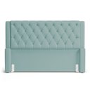Ver imagem 3 de Cabeceira Atena para Cama Box Queen Size 160cm Capitonê com Frame Veludo Acqua - Abmaza