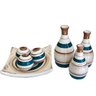 Conjunto Centro Mesa Decorativo Enfeite Sala Ceramica - 2
