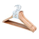 Ver imagem 1 de Conjunto de cabides de madeira 8 Pçs - Oikos